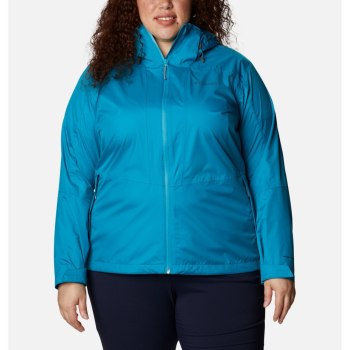 Columbia Windgates Plus Size, Chamarras Azules Para Mujer | 645203-ECP